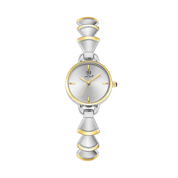 Bell Band Edition (Two-Tone silver Gold, Grey Dial)