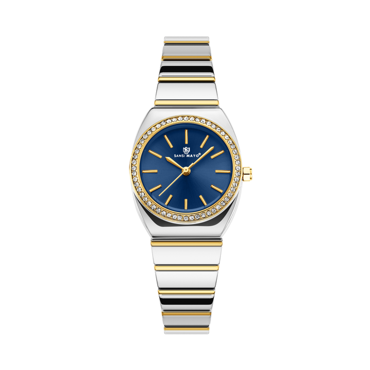 Egyptian Stone MIKA Edition (Blue Dial, Two Tone silver Gold)