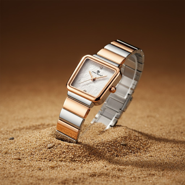 Silver Rose Gold Edition (White Dial)