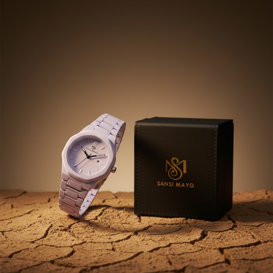 White Luxe Wrist Watch