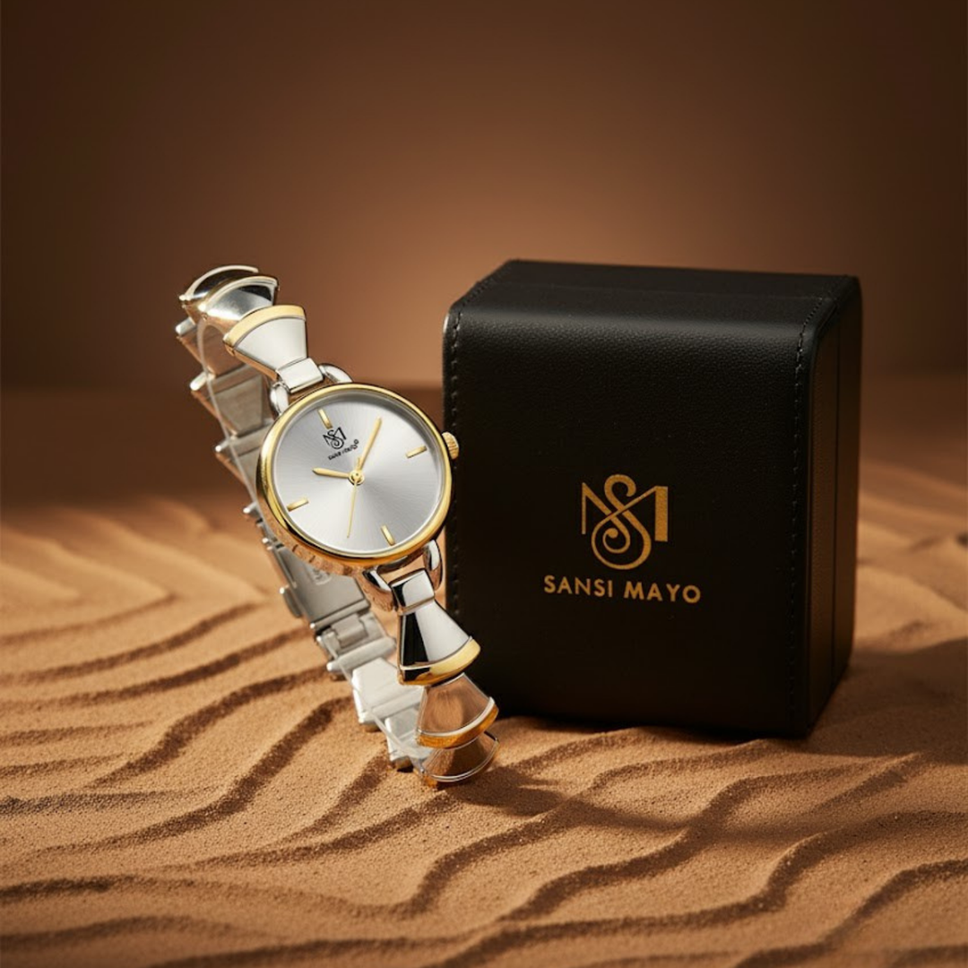 Bell Band Edition (Two-Tone silver Gold, Grey Dial)