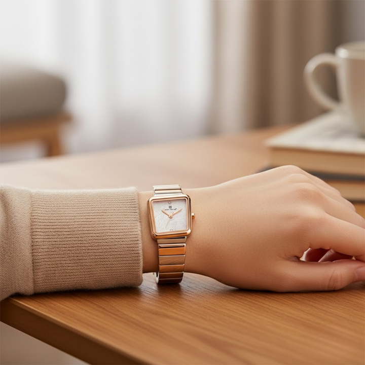 Silver Rose Gold Edition (White Dial)