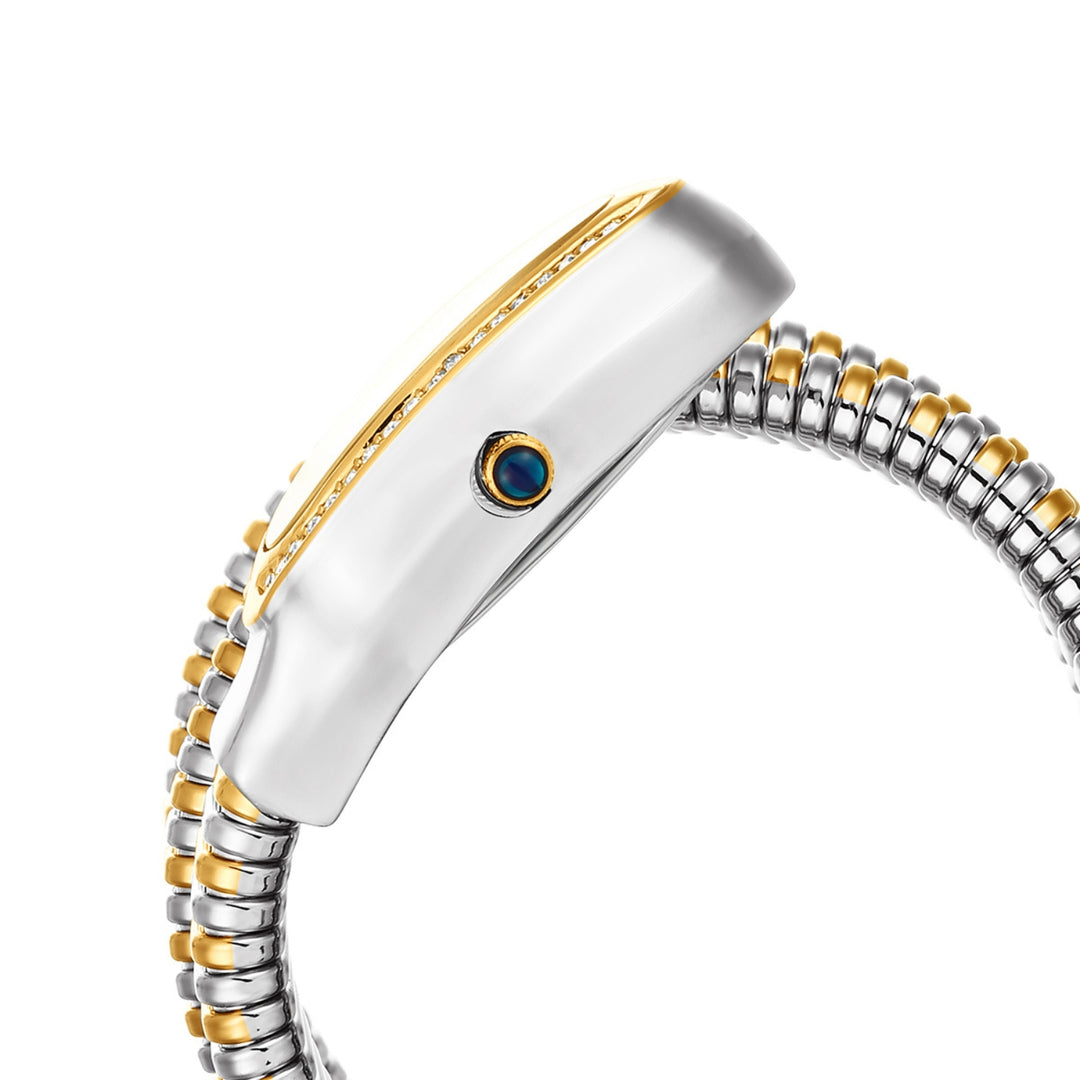 Sansi Mayo Cobra Watch — Two Tone Silver Gold (Green Dial)