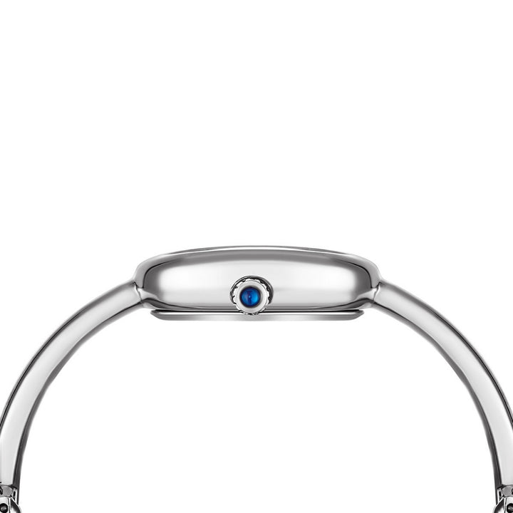 Sansi Mayo Minari Watch — Silver Stainless Steel (White Dial)