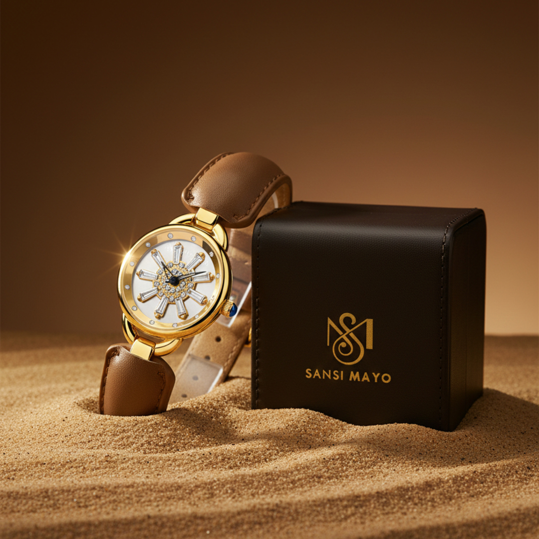 Aurora Women Dynamic Rotating Dial Watch