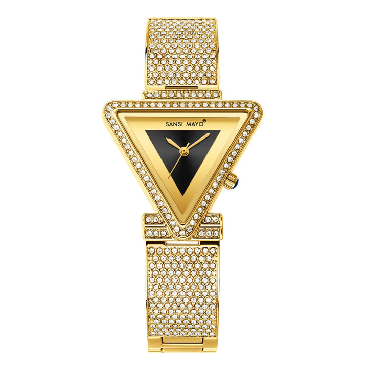 Dina Black Triangle Dial Women’s Watch