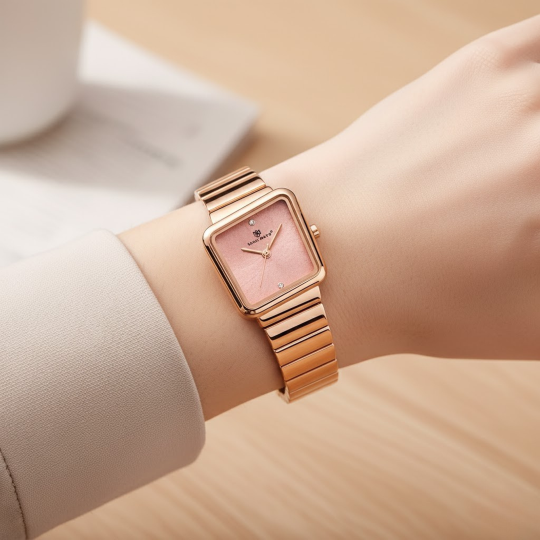 Square Case Edition (Rose Gold, Rose Gold Dial)