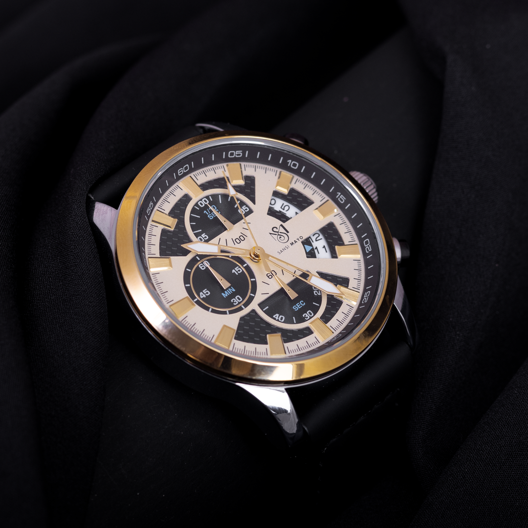 Two-Tone Gold Wrist Watch