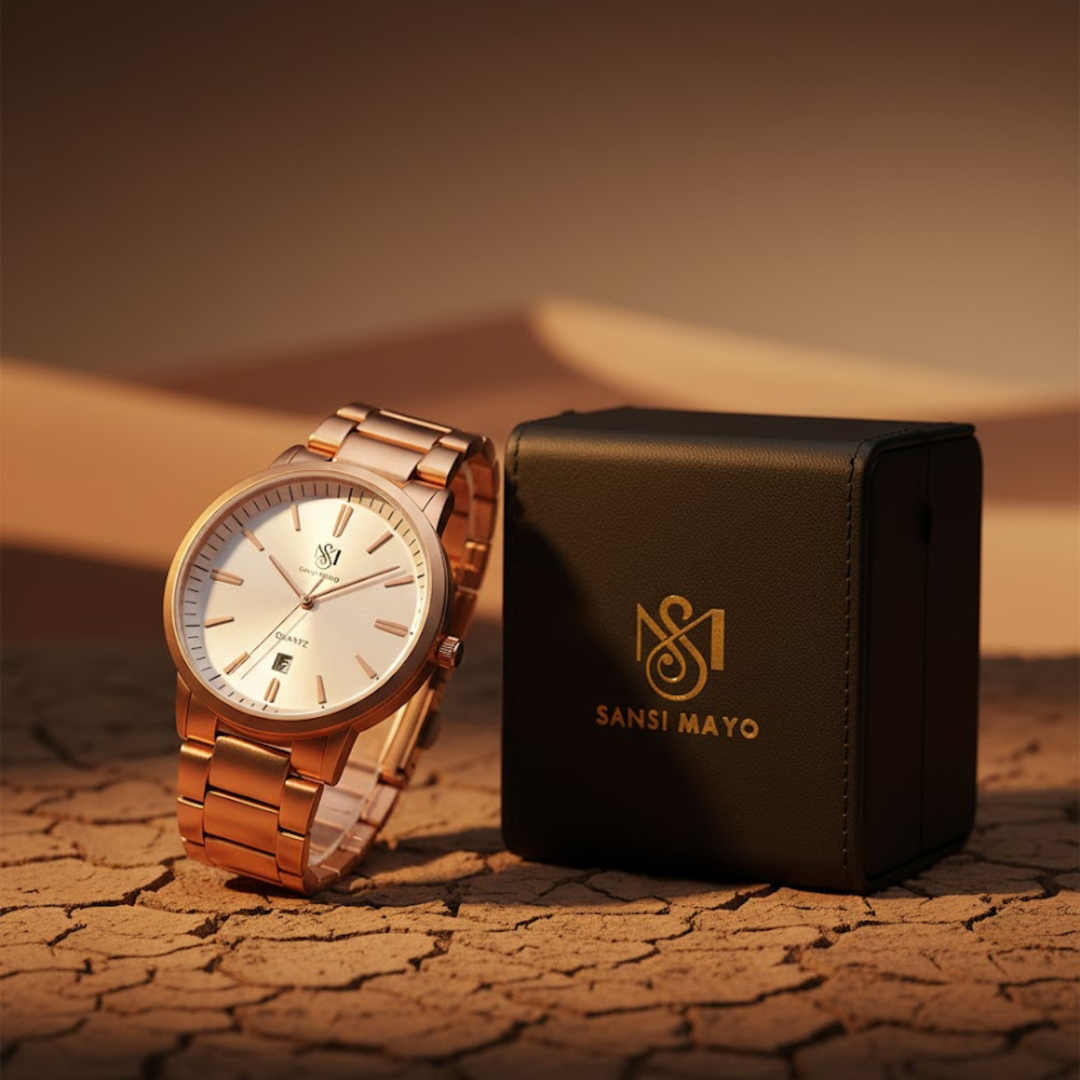 Rose Gold Wrist Watch