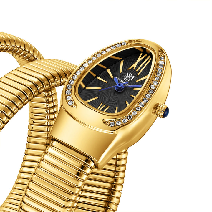 Sansi Mayo Cobra Watch — Gold Edition (Black Dial)