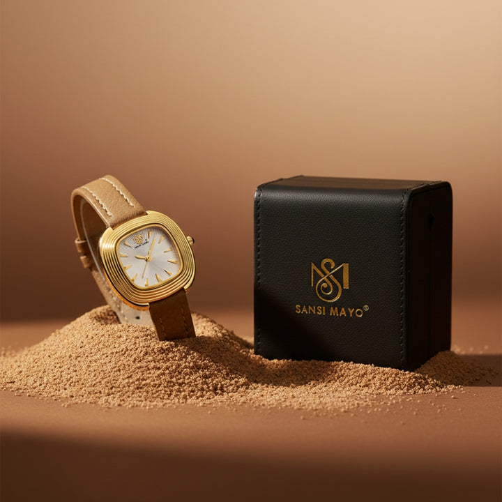 Verona Light Brown White WomenÕs Watch