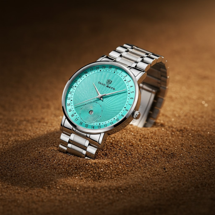 Romano Sky Blue Dial Quartz Watch
