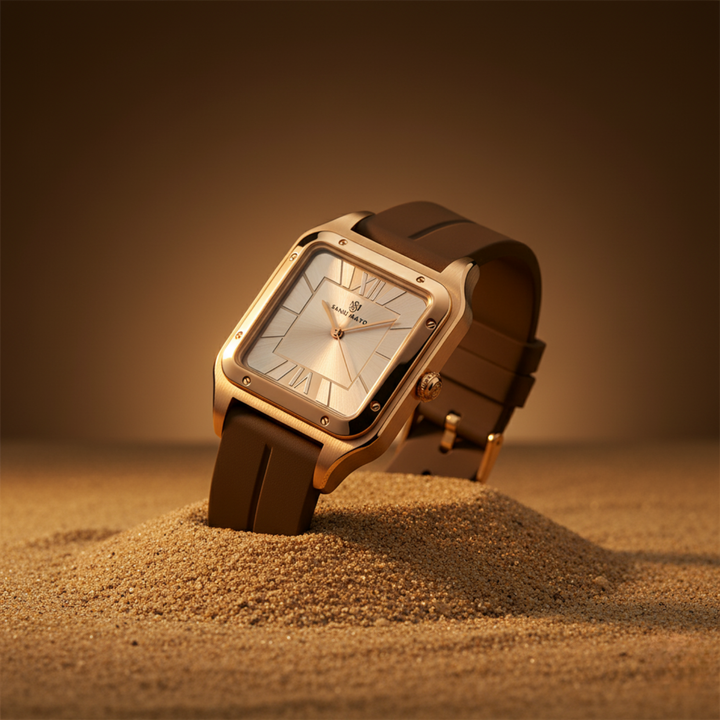 Luxe Gold Square Analog