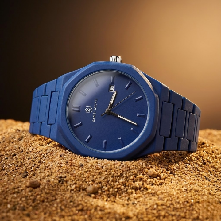 Blue Elegance Wrist Watch