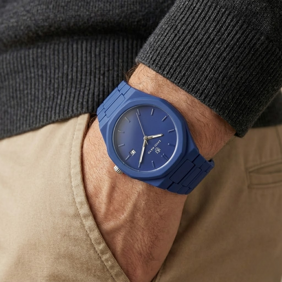 Blue Elegance Wrist Watch