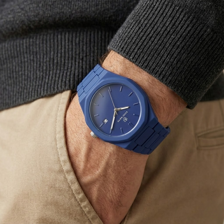 Blue Elegance Wrist Watch