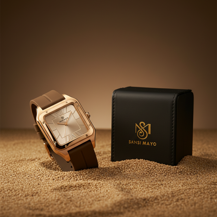 Luxe Gold Square Analog