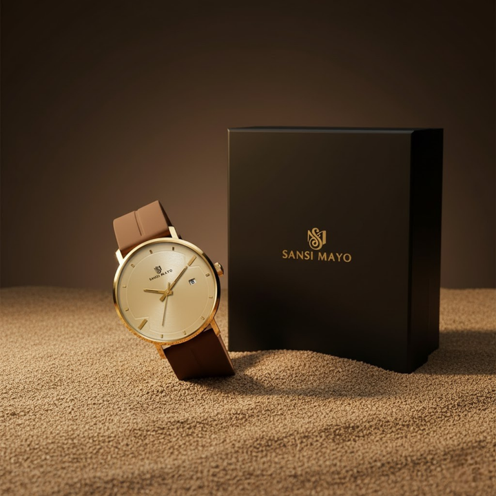 Luxe Gold Magnetic Lock Analog