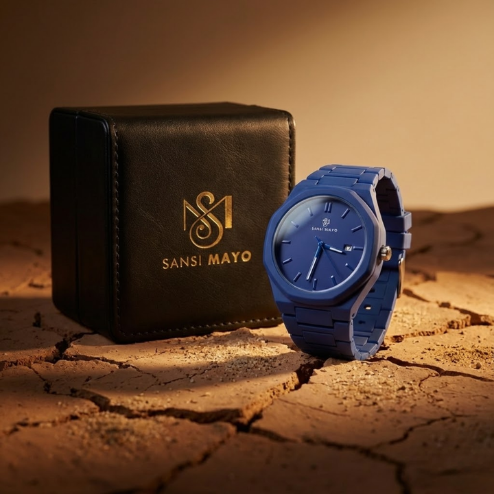 Blue Elegance Wrist Watch