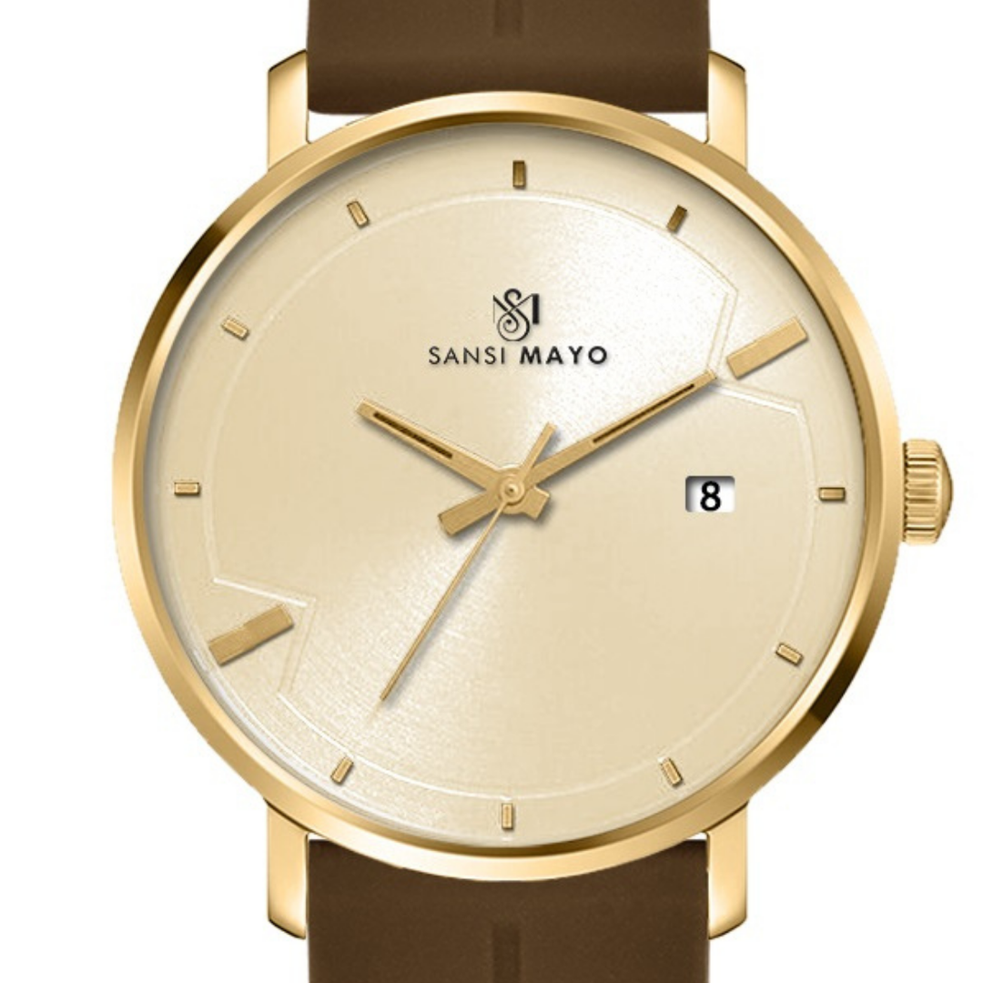 Luxe Gold Magnetic Lock Analog