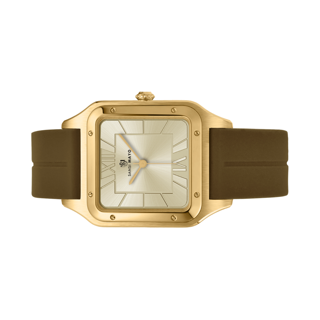 Luxe Gold Square Analog