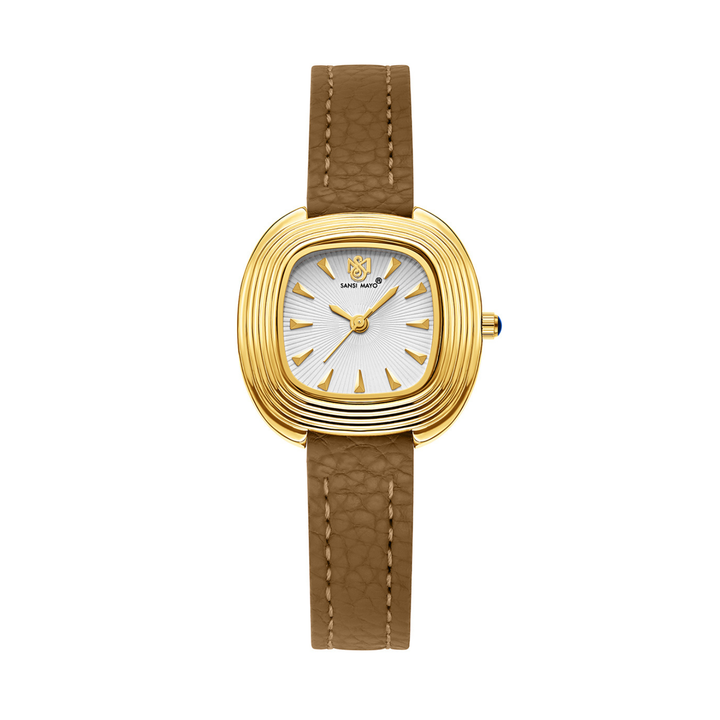 Verona Light Brown White WomenÕs Watch