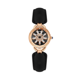 Aurora Black Rose Gold Quartz Watch