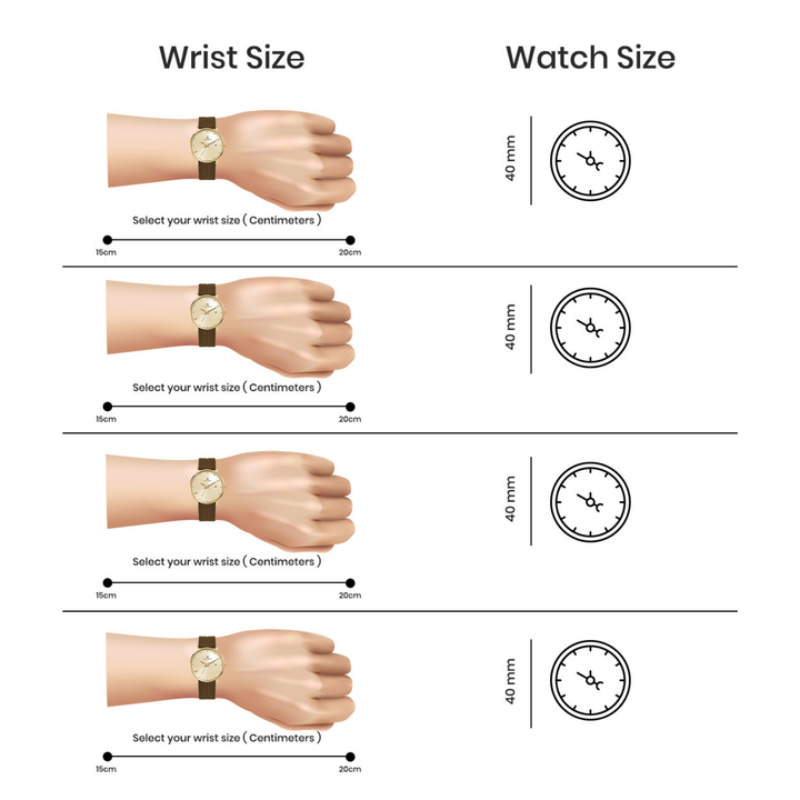 Luxe Gold Magnetic Lock Analog