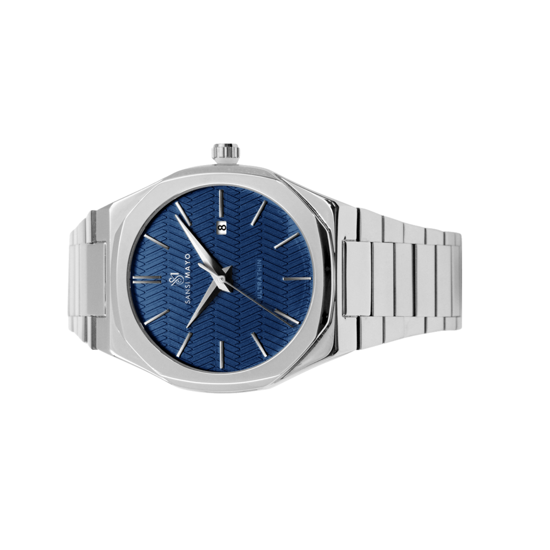 Navy Silver Analog