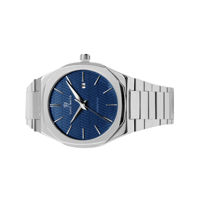 Navy Silver Analog