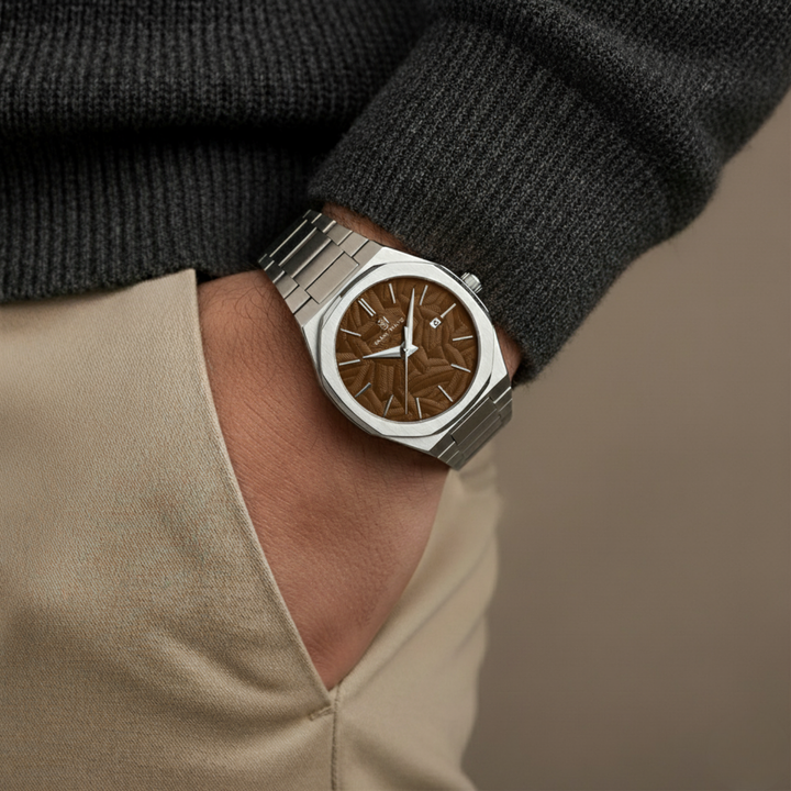 Mocha Brown Two-Tone Analog