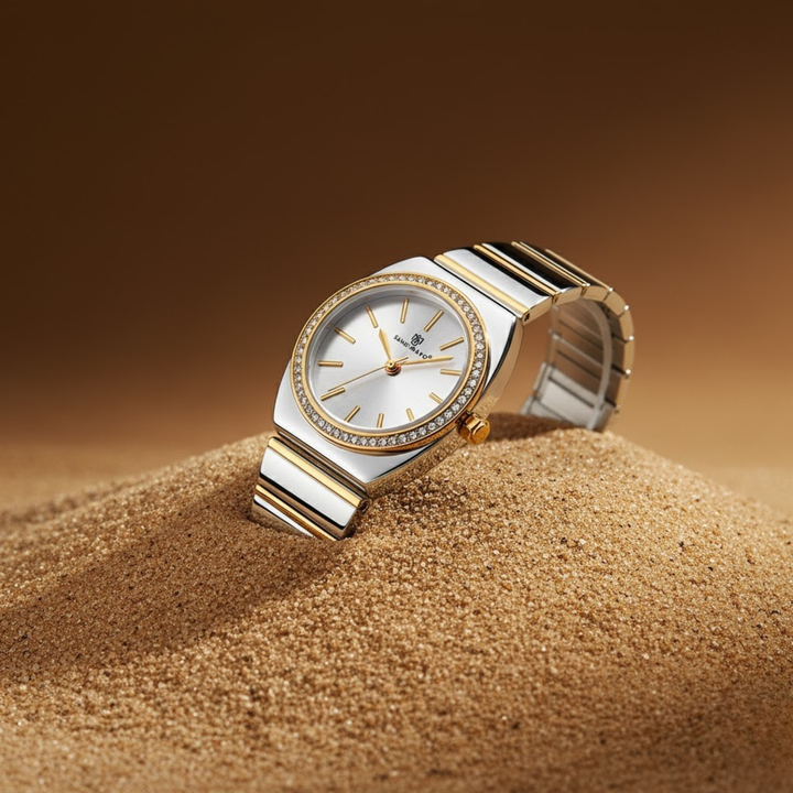 Egyptian Stone MIKA Edition (Grey Dial, Two Tone silver Gold)