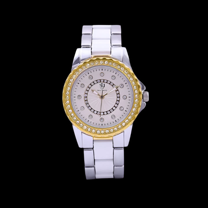 Sansi Mayo Round Two Tone Wrist Watch