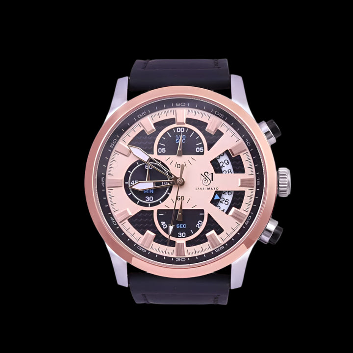 Sansi Mayo Two-Tone Rose Gold & Silver Wrist Watch