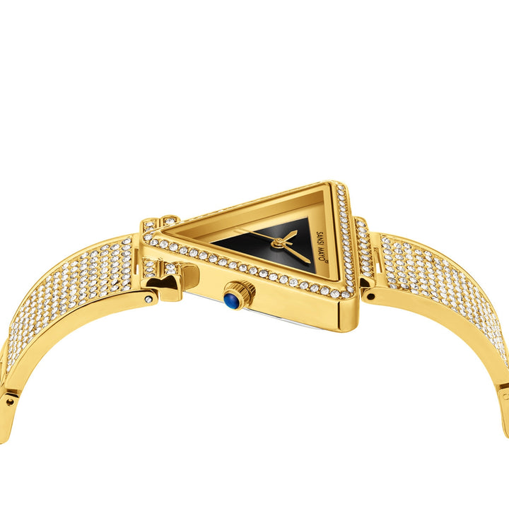 Dina Black Triangle Dial Women’s Watch