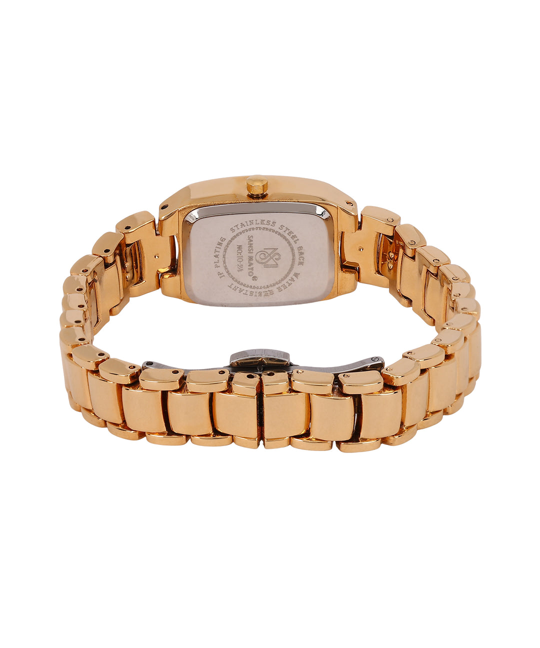 Sansi Mayo Women’s Watch & Jewellery Gift Set — Gold with Grey Dial & Egyptian Stone