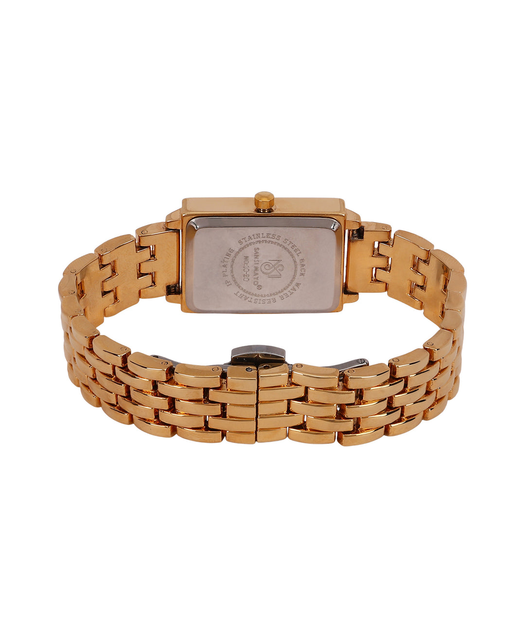 Sansi Mayo Women’s Watch & Jewellery Gift Set — Rose Gold with White Dial & Egyptian Stone