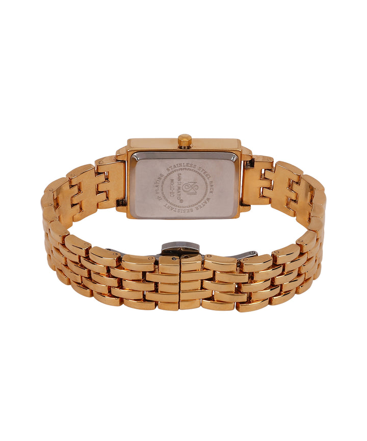 Sansi Mayo Women’s Watch & Jewellery Gift Set — Rose Gold with White Dial & Egyptian Stone
