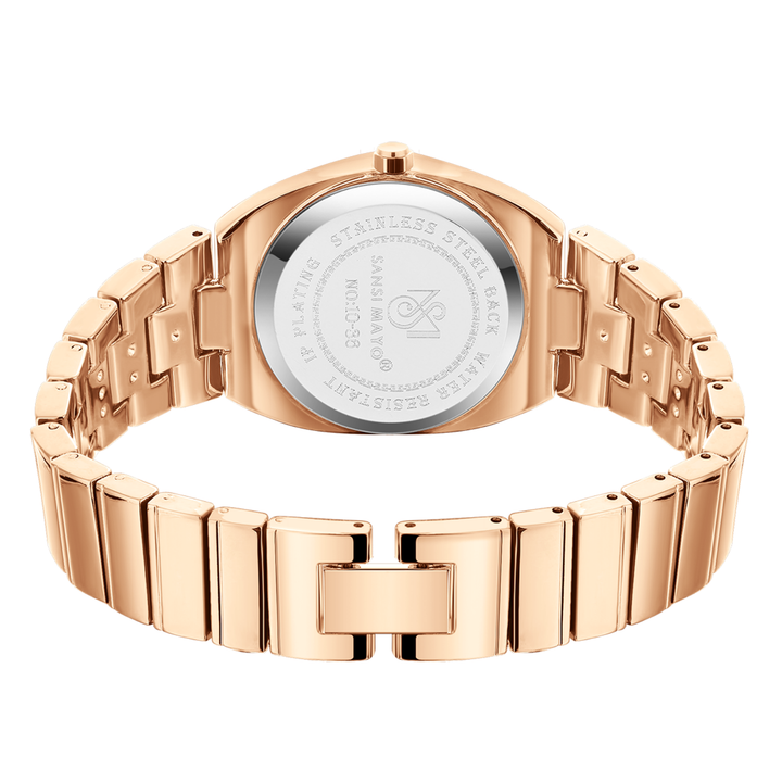 Rose Gold Dial & Strap Watch — Egyptian Stone Edition