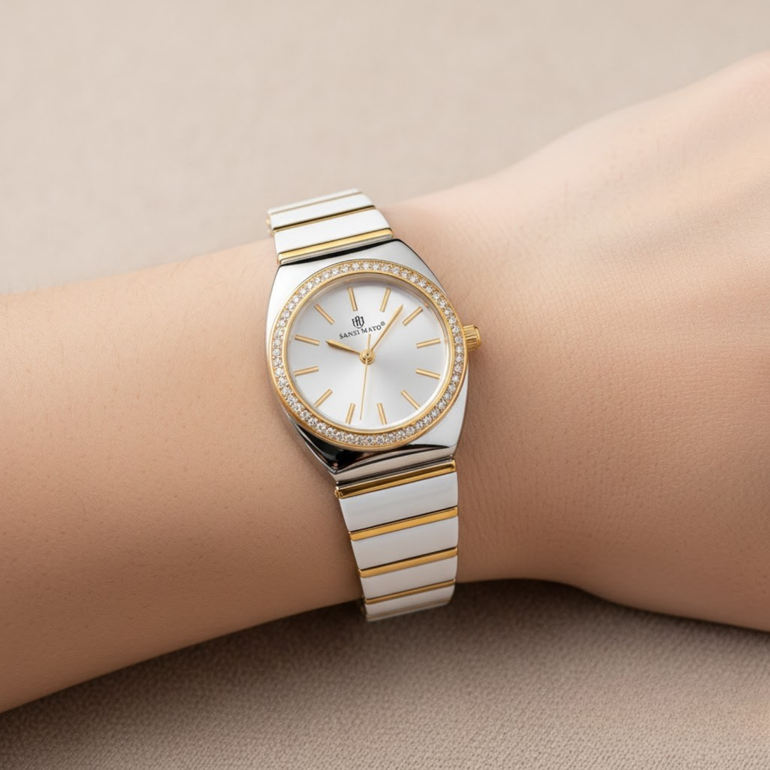 Egyptian Stone MIKA Edition (Grey Dial, Two Tone silver Gold)