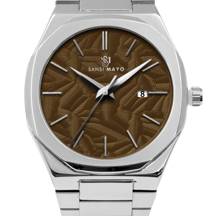 Mocha Brown Two-Tone Analog
