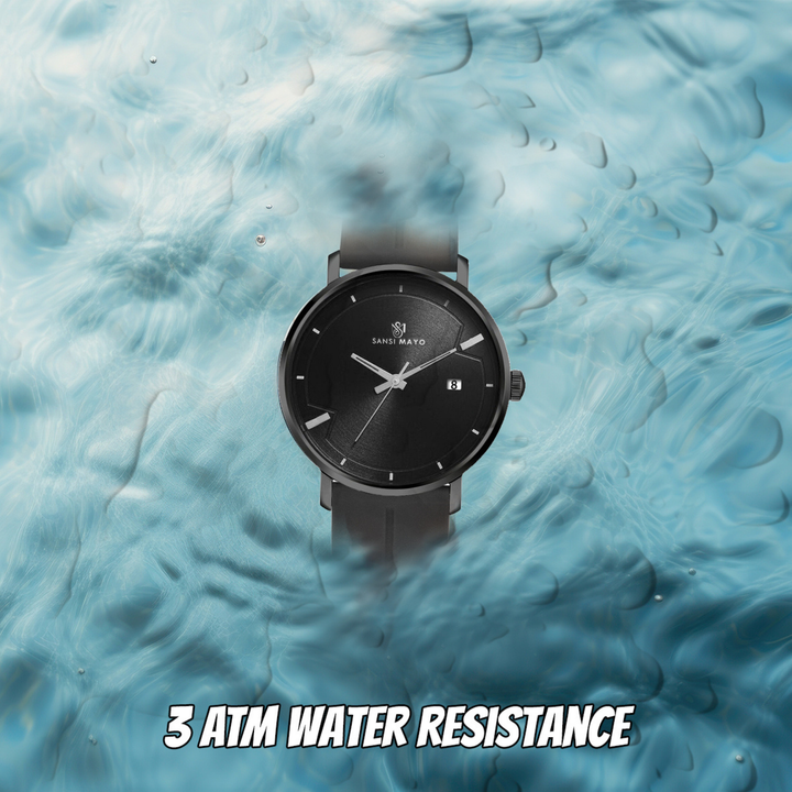 Onyx Black Magnetic Lock Analog