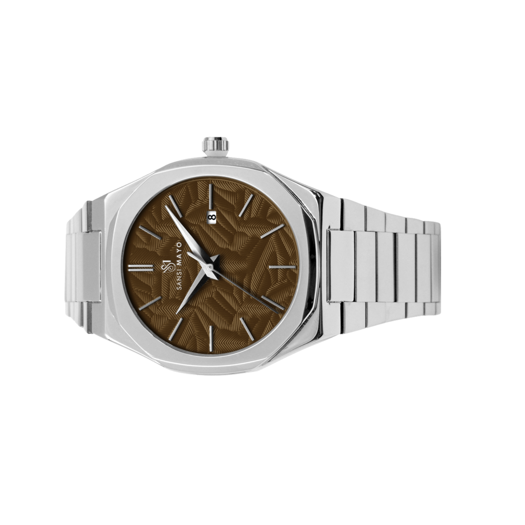Mocha Brown Two-Tone Analog