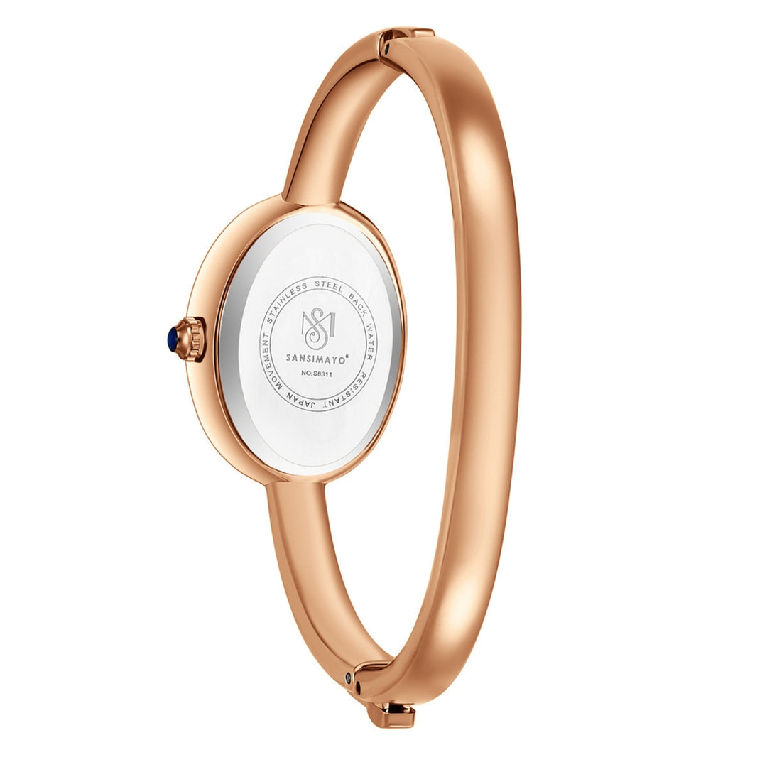 Sansi Mayo Minari Watch — Full Rose Gold Stainless Steel (Rose Gold Dial)