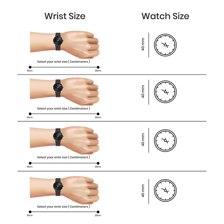 Onyx Black Magnetic Lock Analog