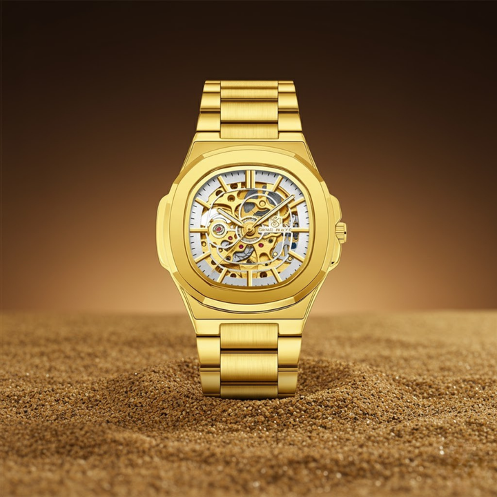 Gold White Automatic