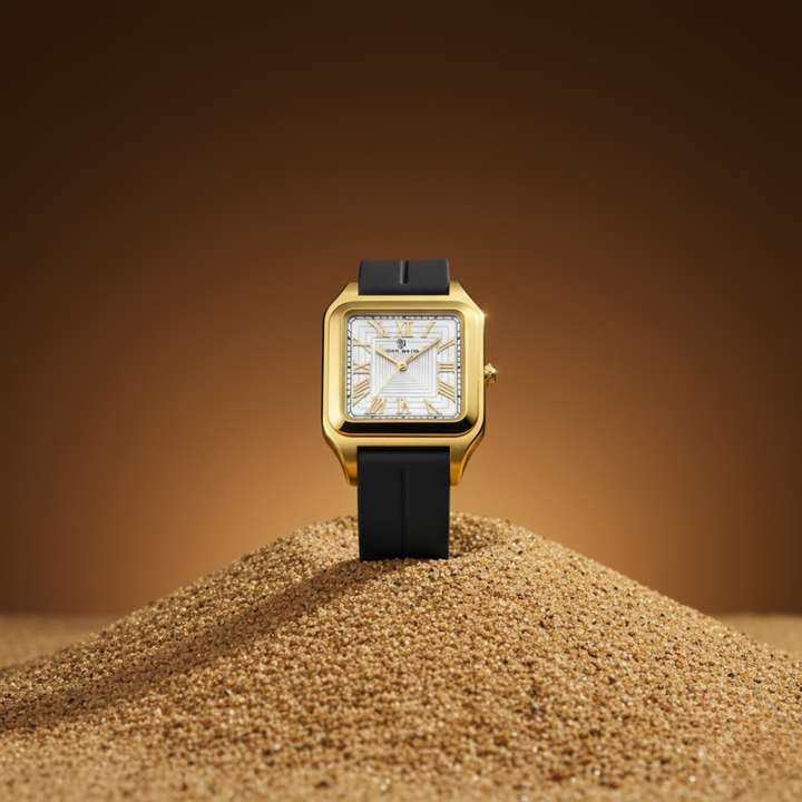 Pearl White Square Magnetic Analog