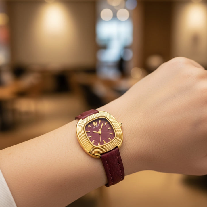 Verona Maroon WomenÕs Watch
