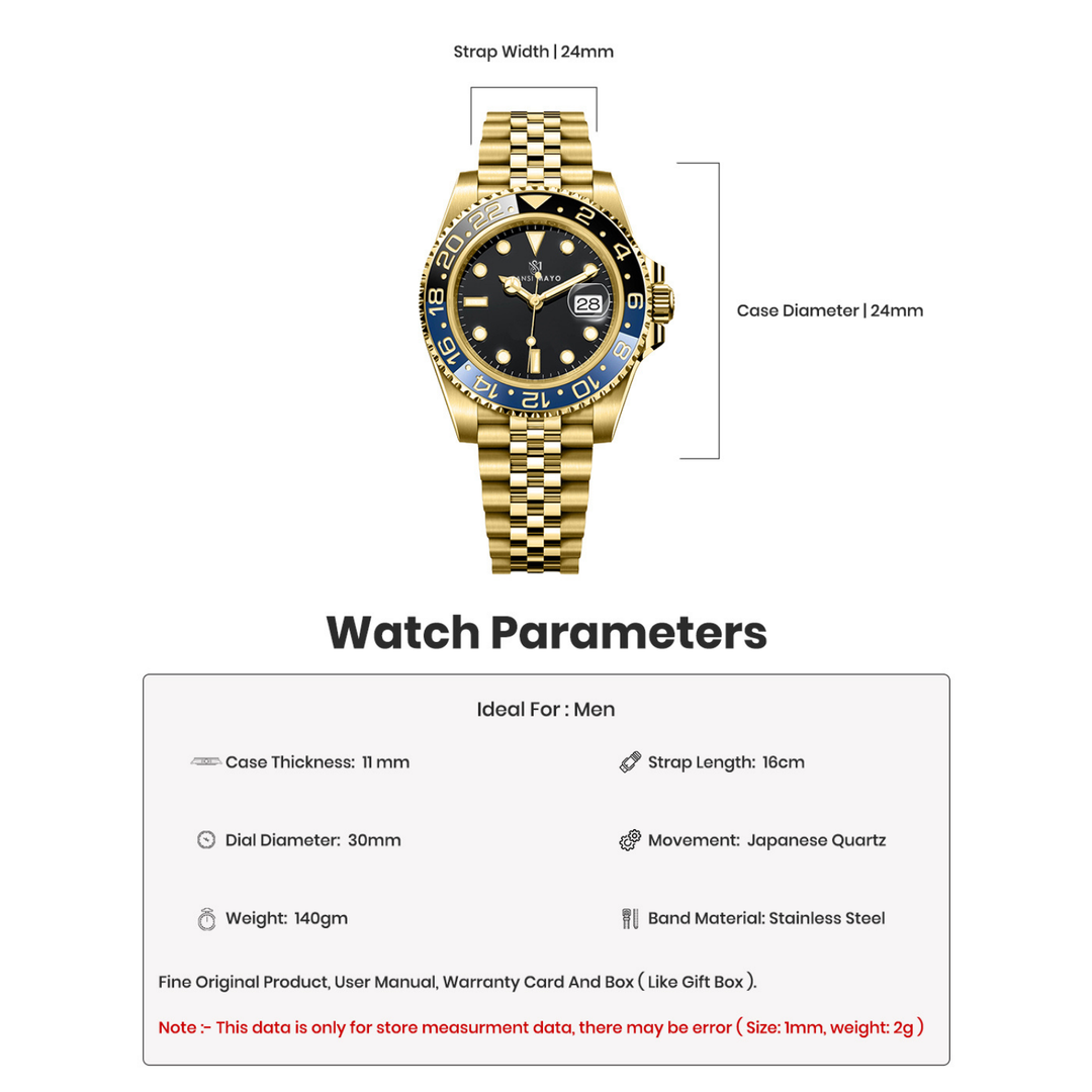 Onyx Black Gold Analog