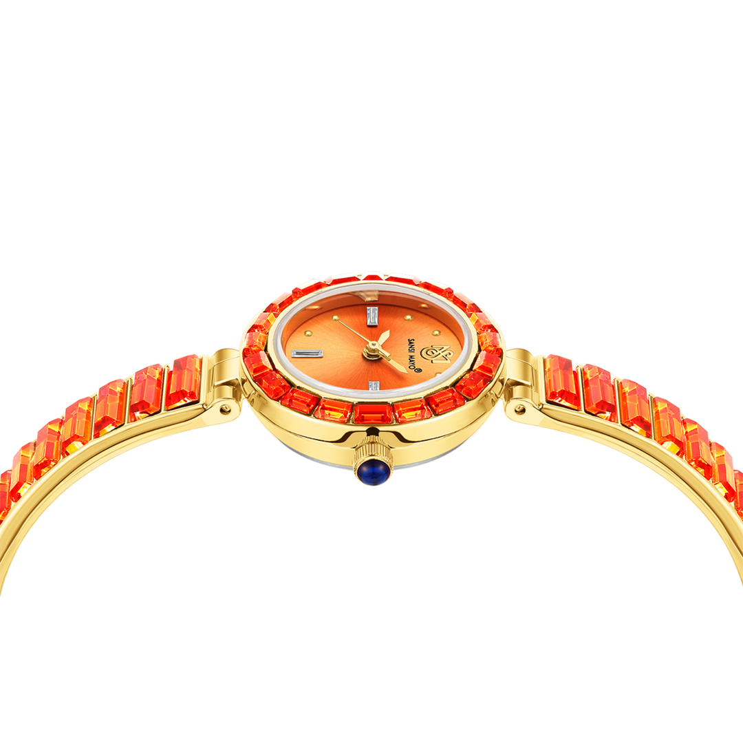 Egyptian Stone Gold Orange Women’s Watch